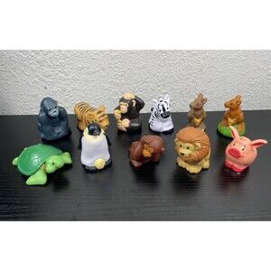 FISHER PRICE Little People ZOO TALKERS And Other Animals LOT OF 11